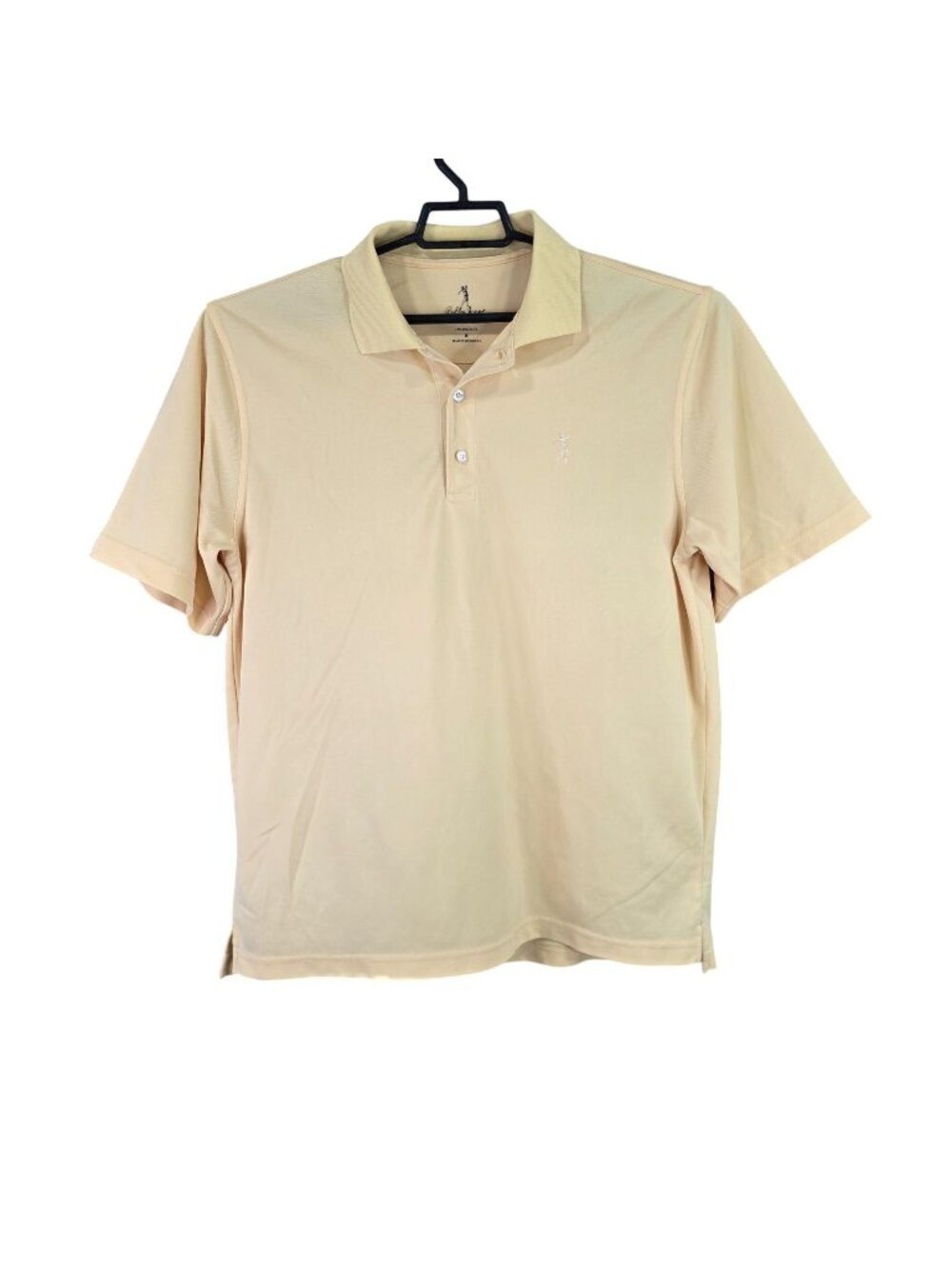 Mens Bobby Jones Performance Yellow Polo Golf Shirt Short Sleeve Polyester M